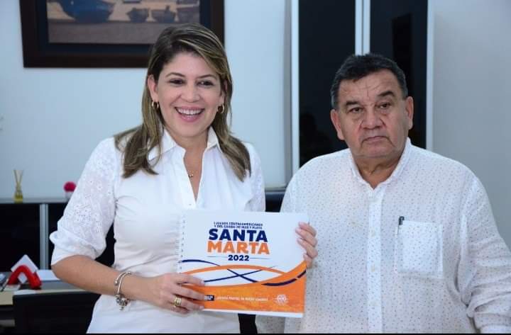 Gobernador Caicedo y Alcaldesa Johnson presentarán candidatura de Santa Marta a los Primeros Juegos Centroamericanos y del Caribe de Playa Gobernador Caicedo y Alcaldesa Johnson presentarán candidatura de Santa Marta a los Primeros Juegos Centroamericanos y del Caribe de Playa
