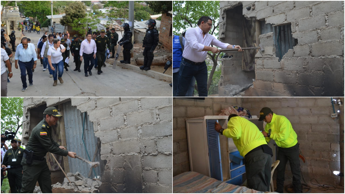 Alcaldía del Cambio y Policía efectúan duro golpe al microtráfico en María Eugenia Alcaldía del Cambio y Policía efectúan duro golpe al microtráfico en María Eugenia