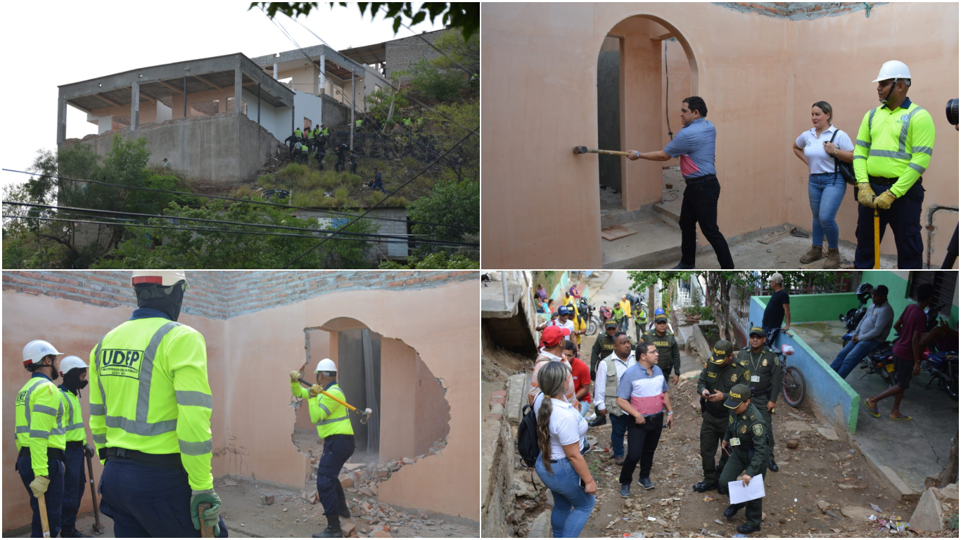“El mensaje es claro, vamos a seguir demoliendo viviendas donde se comercializan y expenden sustancias alucinógenas”: Alcalde Martínez “El mensaje es claro, vamos a seguir demoliendo viviendas donde se comercializan y expenden sustancias alucinógenas”: Alcalde Martínez