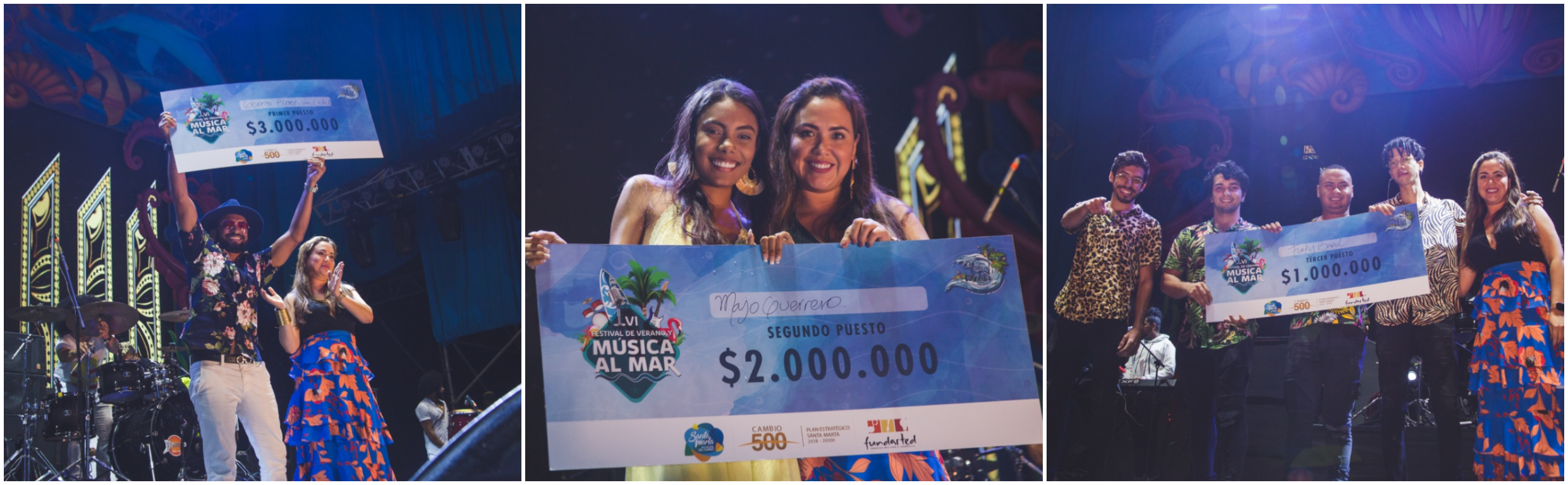 Las mejores voces fueron premiadas en el Festival de Verano y Música al Mar