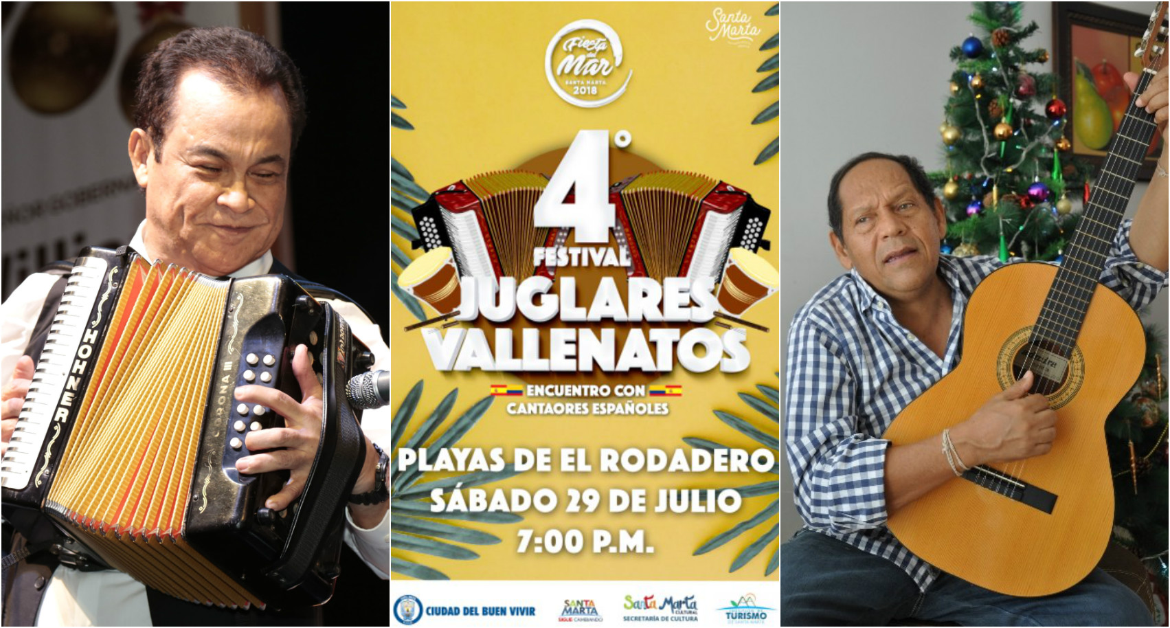 Alfredo Gutiérrez, Carlos Huertas y Rosendo Romero estarán en el Festival de Juglares Vallenatos Alfredo Gutiérrez, Carlos Huertas y Rosendo Romero estarán en el Festival de Juglares Vallenatos