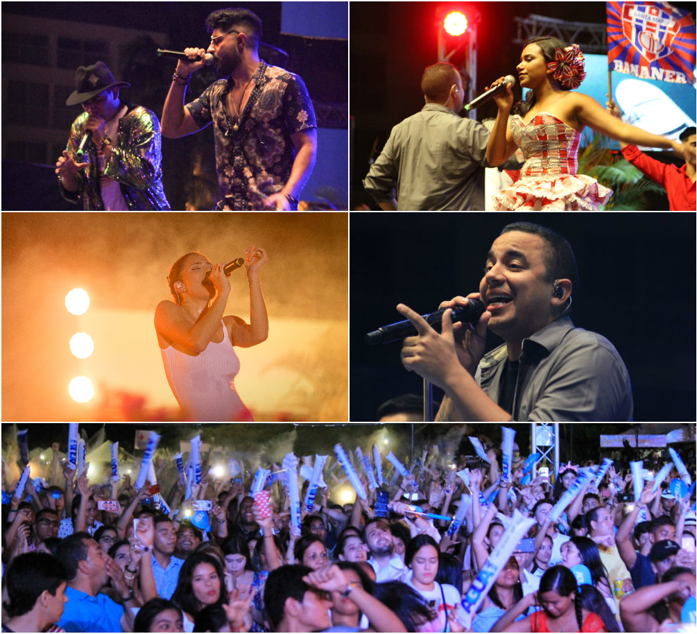 Con un gran espectáculo Santa Marta celebró sus 493 años Con un gran espectáculo Santa Marta celebró sus 493 años