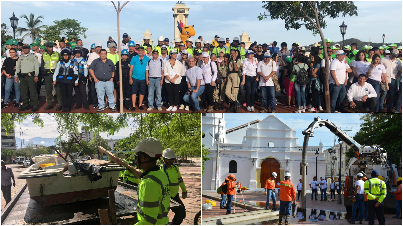 Con éxito culminó La Gran Jornada de Limpieza y Embellecimiento del Centro Histórico Con éxito culminó La Gran Jornada de Limpieza y Embellecimiento del Centro Histórico