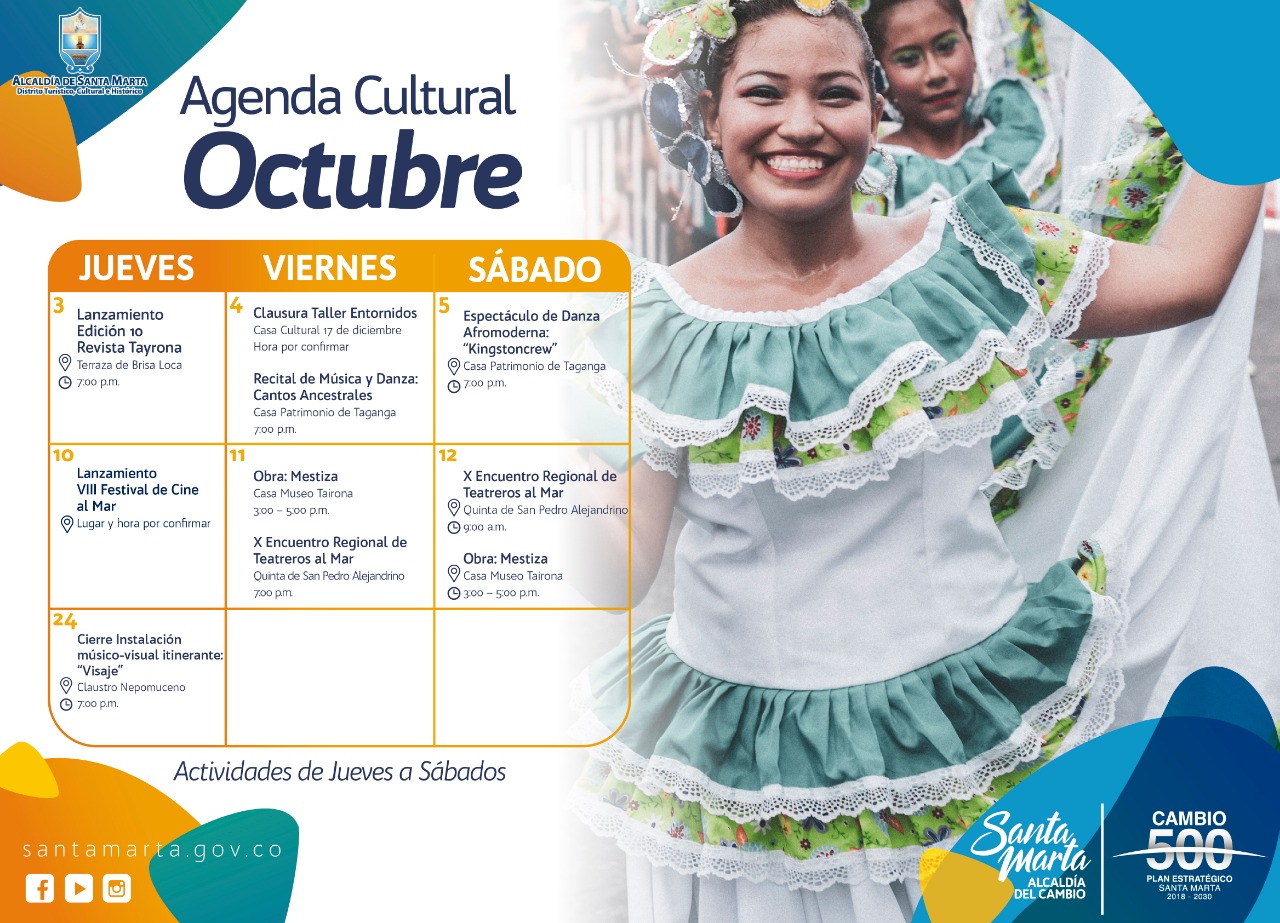 Danza, teatro y cine conforman la agenda cultural distrital