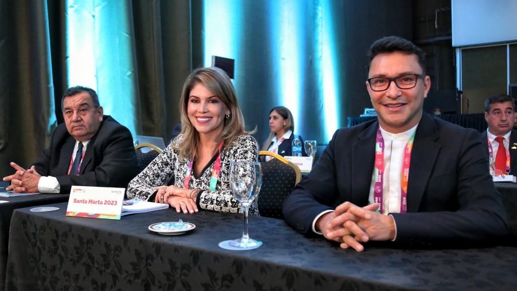 Alcaldesa Virna Johnson sustentará ante la ODESUR los avances para la organización de los V Juegos Suramericanos de Playa Alcaldesa Virna Johnson sustentará ante la ODESUR los avances para la organización de los V Juegos Suramericanos de Playa