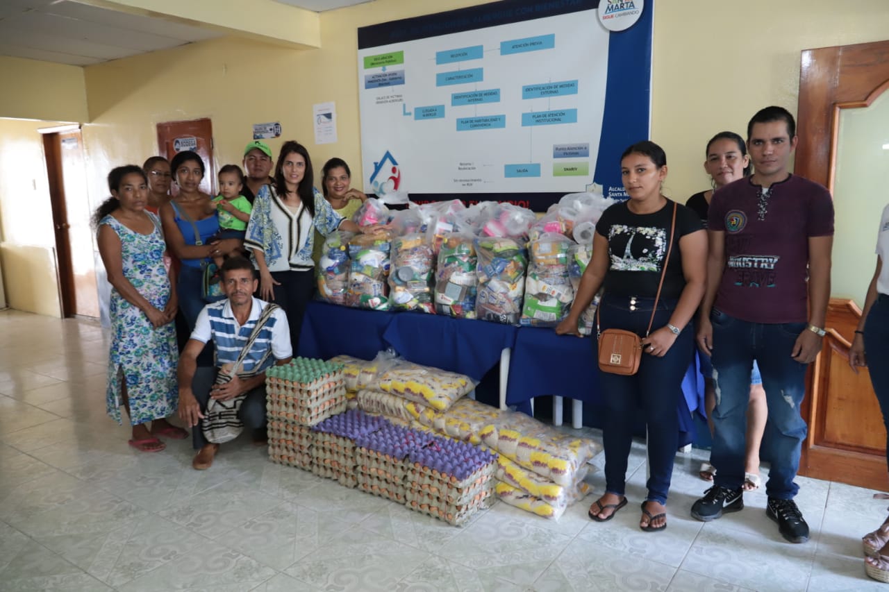 55 víctimas del conflicto armado recibieron ayudas humanitarias por el Distrito 55 víctimas del conflicto armado recibieron ayudas humanitarias por el Distrito