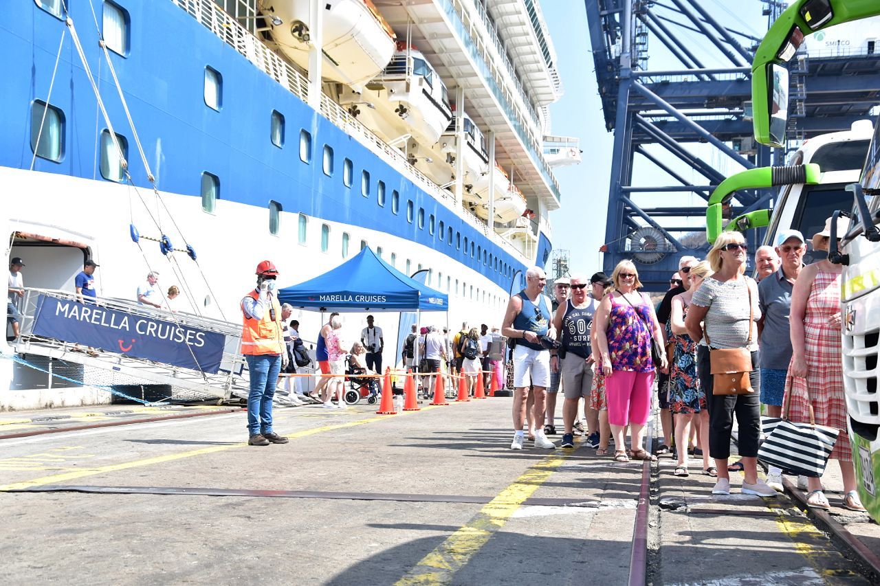 Autoridad Sanitaria realizó inspección, vigilancia y control al crucero Marella Discovery II de la línea Royal Caribbean