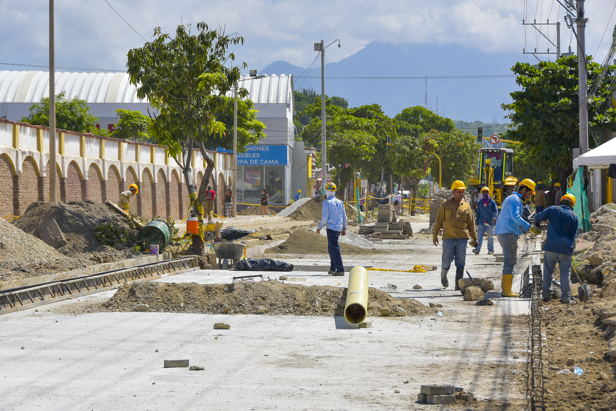 En un 52% avanzan las obras de la calle 22 y de la avenida de El Ferrocarril En un 52% avanzan las obras de la calle 22 y de la avenida de El Ferrocarril