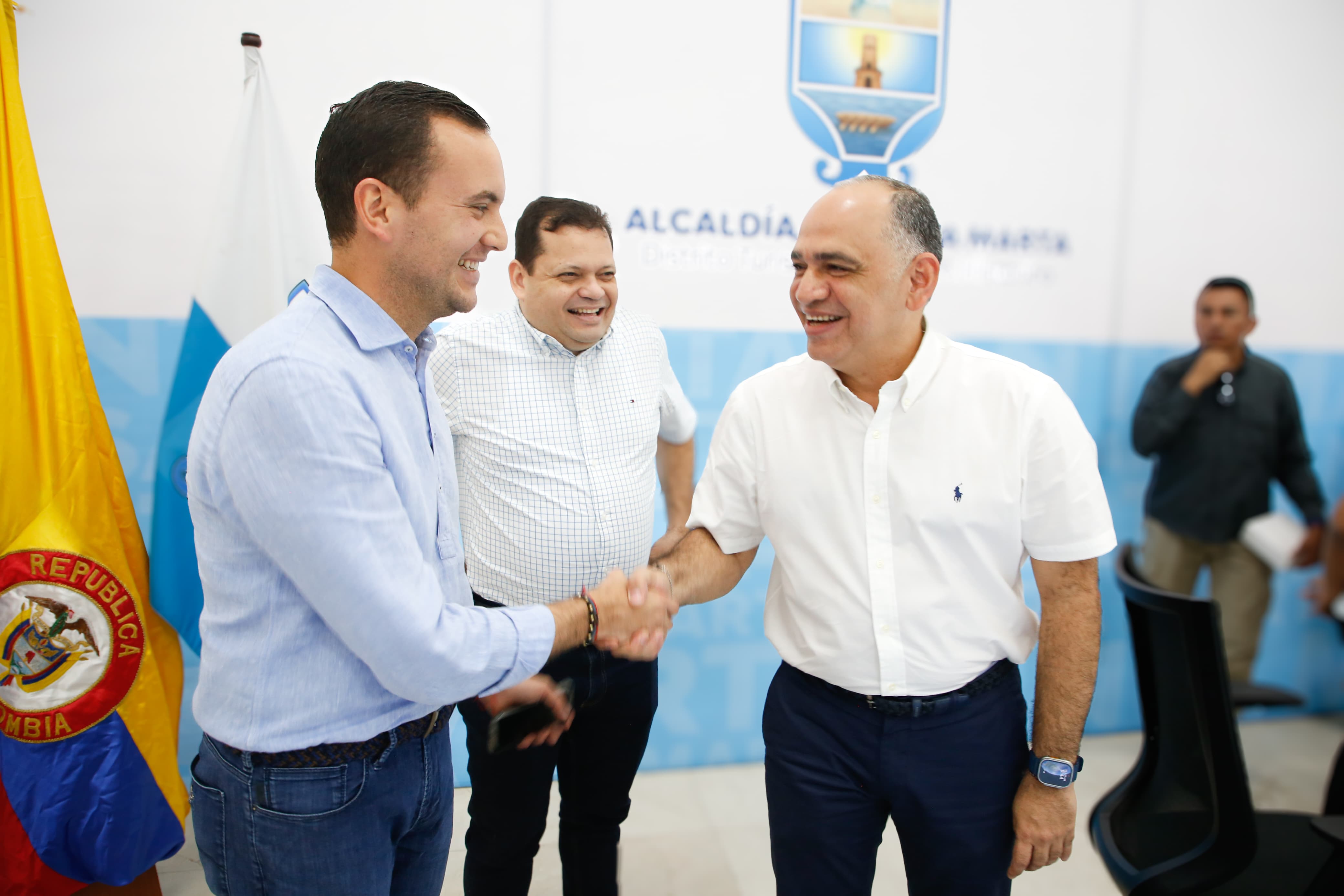 BOL. N° 0120 - Avanza gestión para mejorar suministro de agua en Santa Marta: Alcaldía, la CAF y Gobierno Nacional unen esfuerzos BOL. N° 0120 - Avanza gestión para mejorar suministro de agua en Santa Marta: Alcaldía, la CAF y Gobierno Nacional unen esfuerzos