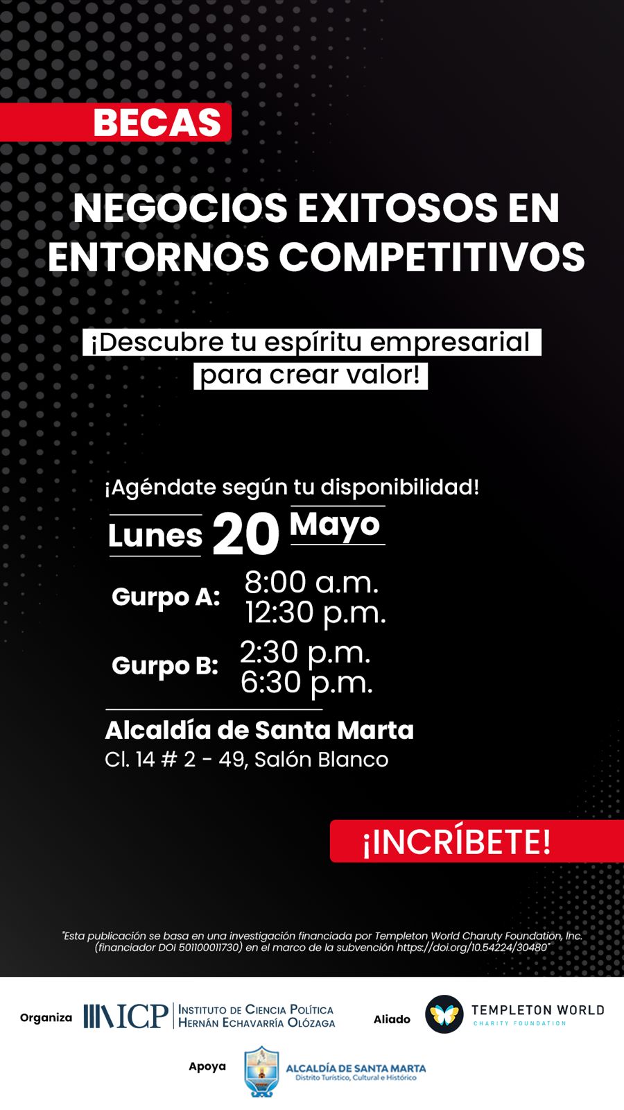 Conozca cómo debe inscribirse en el curso ‘Negocios exitosos en entornos competitivos’ Conozca cómo debe inscribirse en el curso ‘Negocios exitosos en entornos competitivos’