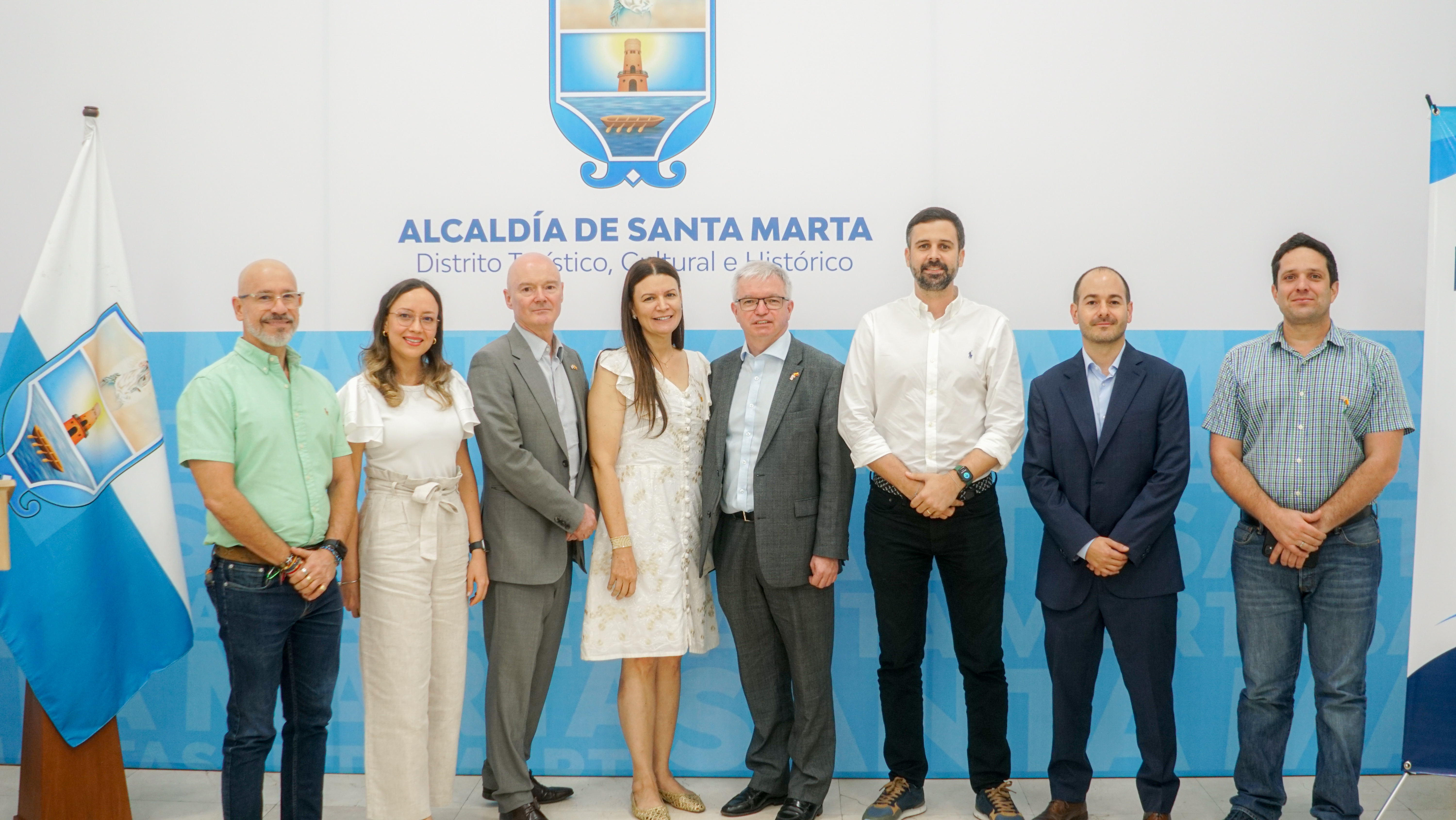 Primera mesa de trabajo entre Alcaldía Distrital de Santa Marta y funcionarios del Reino Unido Primera mesa de trabajo entre Alcaldía Distrital de Santa Marta y funcionarios del Reino Unido