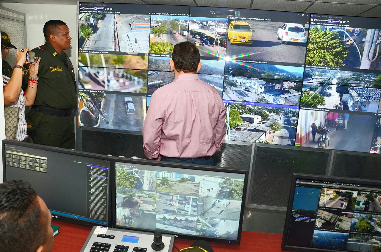 240 cámaras de seguridad vigilan a Santa Marta 240 cámaras de seguridad vigilan a Santa Marta