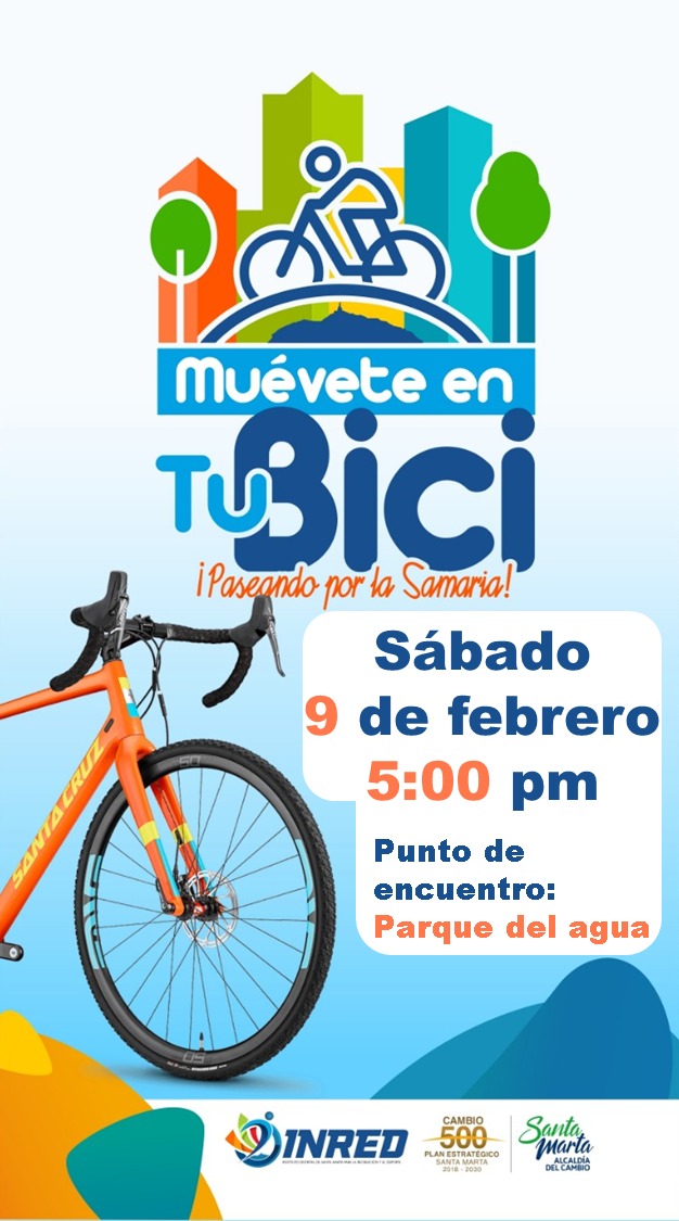 Segundo Ciclopaseo Muévete en tu bici paseando por Santa Marta Segundo Ciclopaseo Muévete en tu bici paseando por Santa Marta