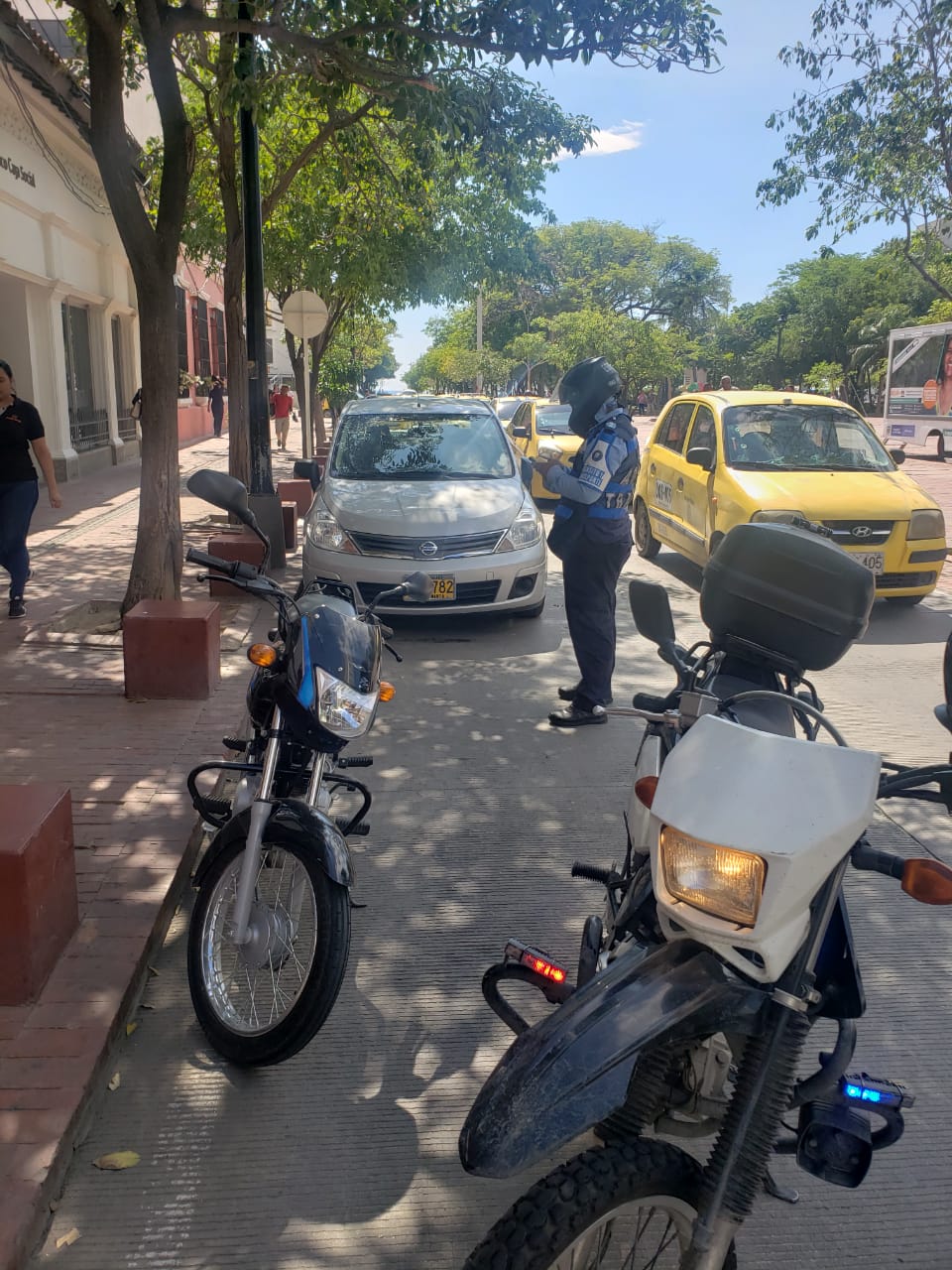 Alcaldía Distrital reactiva controles de movilidad en el Centro Histórico, Mercado Público y sector turístico