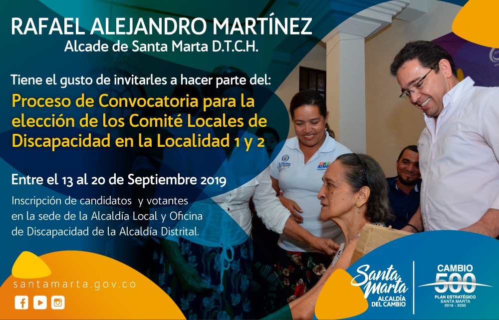 Inicia proceso para Elección de Comités Locales de Discapacidad Inicia proceso para Elección de Comités Locales de Discapacidad