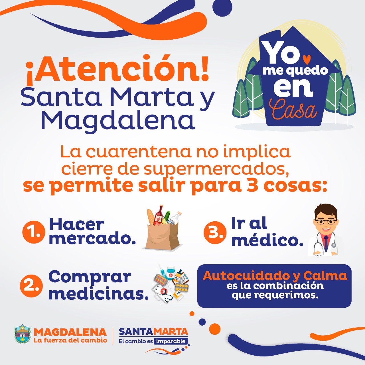 Cuarentena no implica cierre de supermercados Cuarentena no implica cierre de supermercados
