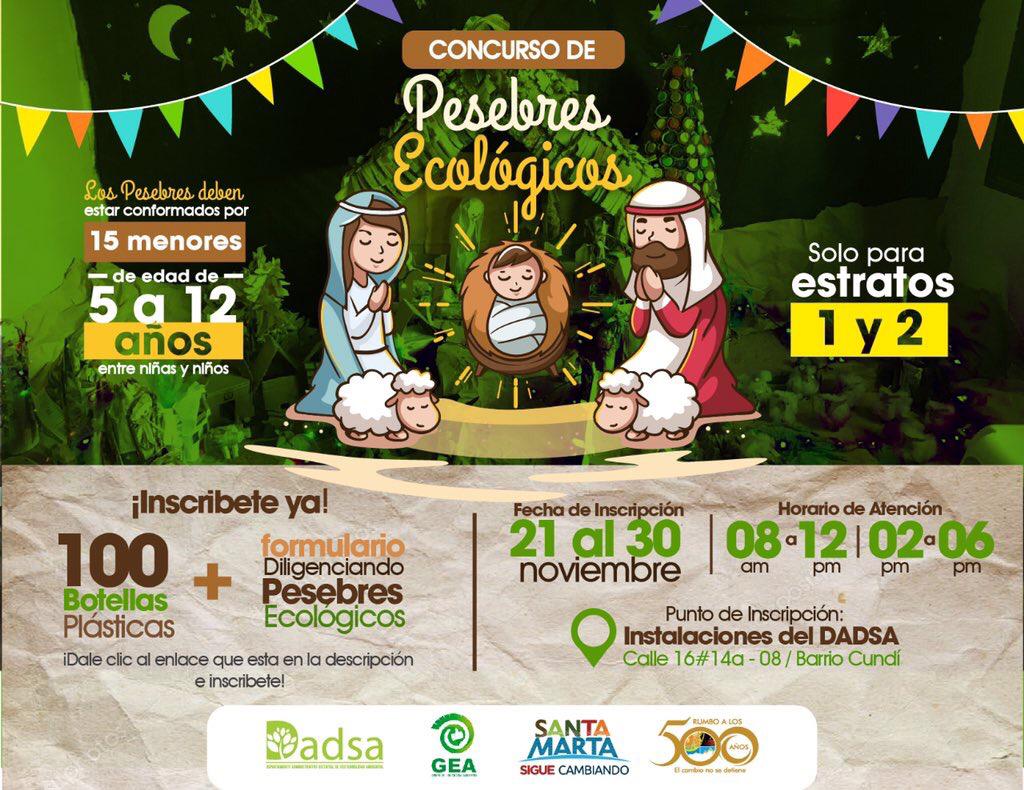 Distrito se adelanta a la Navidad tras abrir convocatoria para concurso de ‘Pesebres Ecológicos’ Distrito se adelanta a la Navidad tras abrir convocatoria para concurso de ‘Pesebres Ecológicos’