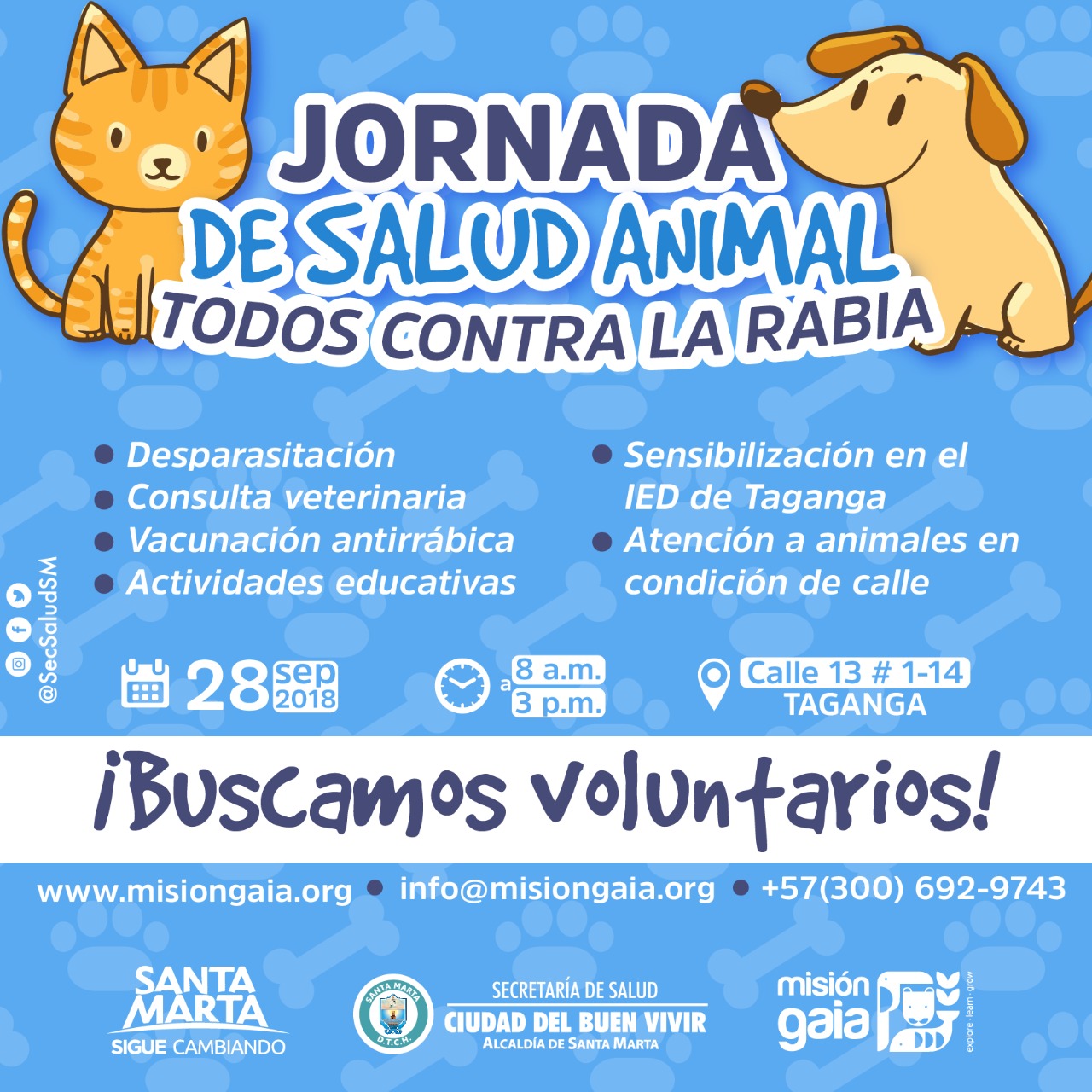 Distrito conmemora el Día Mundial Contra La Rabia Distrito conmemora el Día Mundial Contra La Rabia