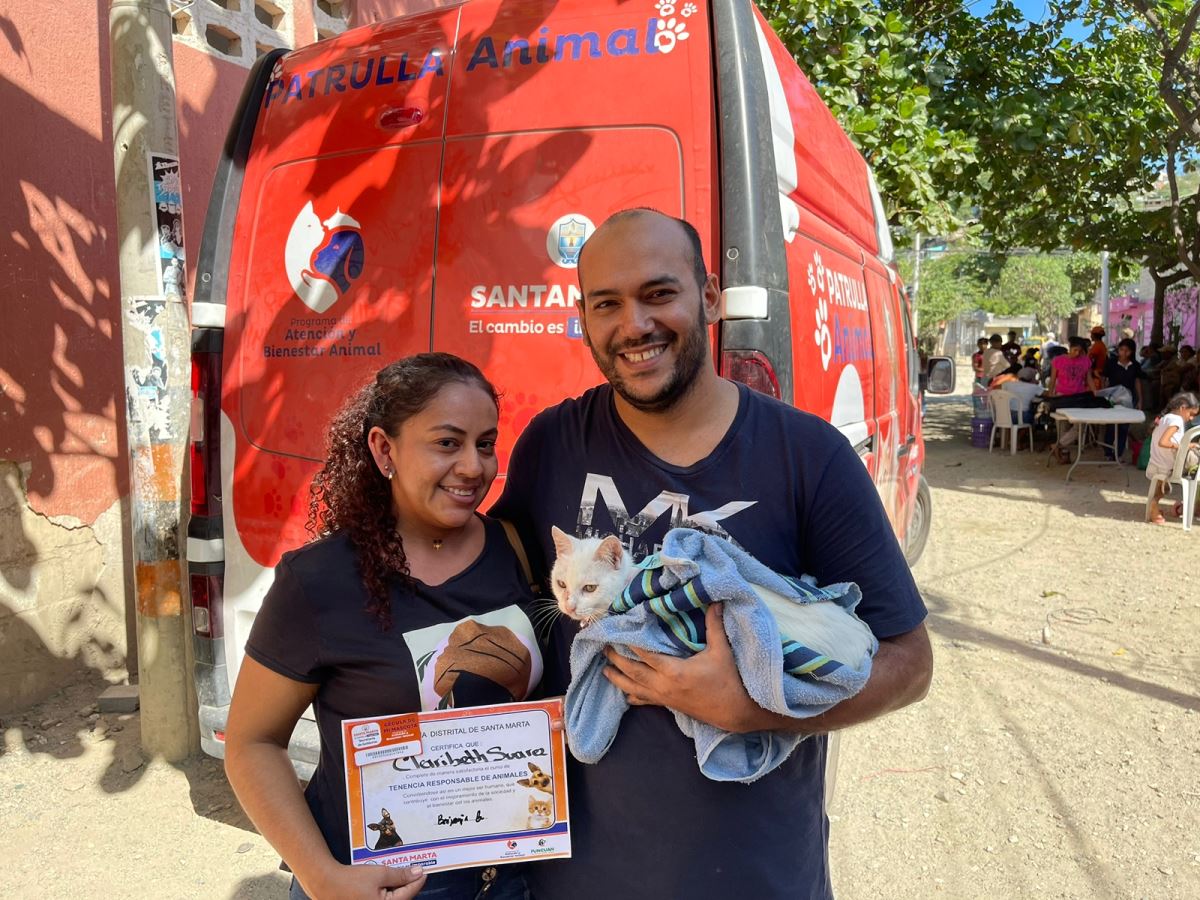 ‘Felita’: La gatita sorda que se robó el corazón de todos en las jornadas de esterilización de la Alcaldía ‘Felita’: La gatita sorda que se robó el corazón de todos en las jornadas de esterilización de la Alcaldía