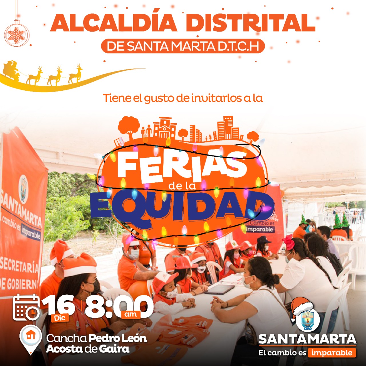 Gaira y Bonda recibirán las Ferias de la Equidad de la Alcaldía Distrital