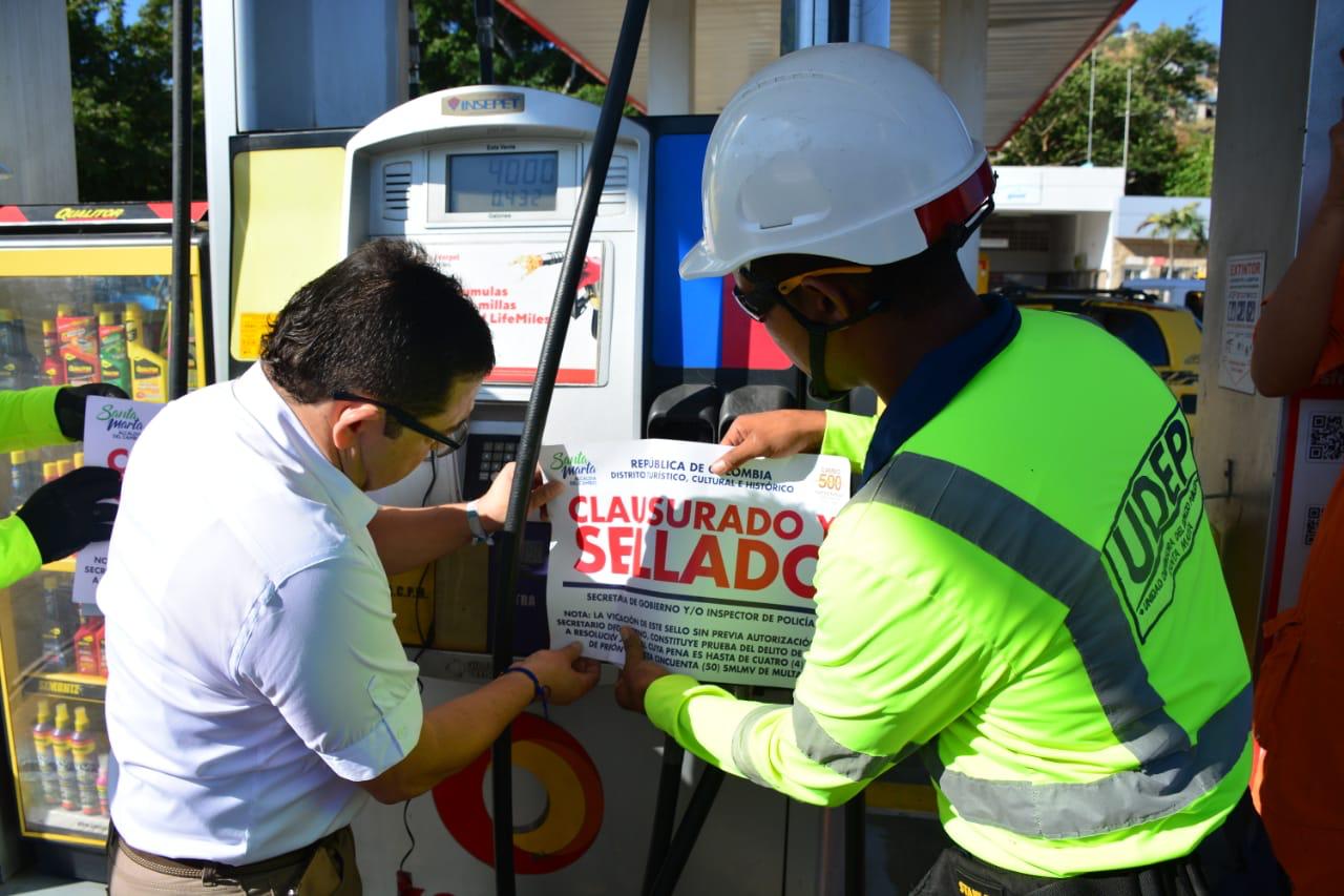 Alcaldía del Cambio realizó controles a surtidores de estaciones de gasolina Alcaldía del Cambio realizó controles a surtidores de estaciones de gasolina