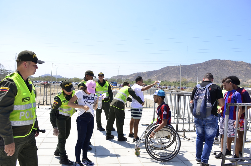 Alcaldía, Policía y Ejército Nacional garantizan seguridad en el partido Unión Magdalena vs Junior de Barranquilla Alcaldía, Policía y Ejército Nacional garantizan seguridad en el partido Unión Magdalena vs Junior de Barranquilla