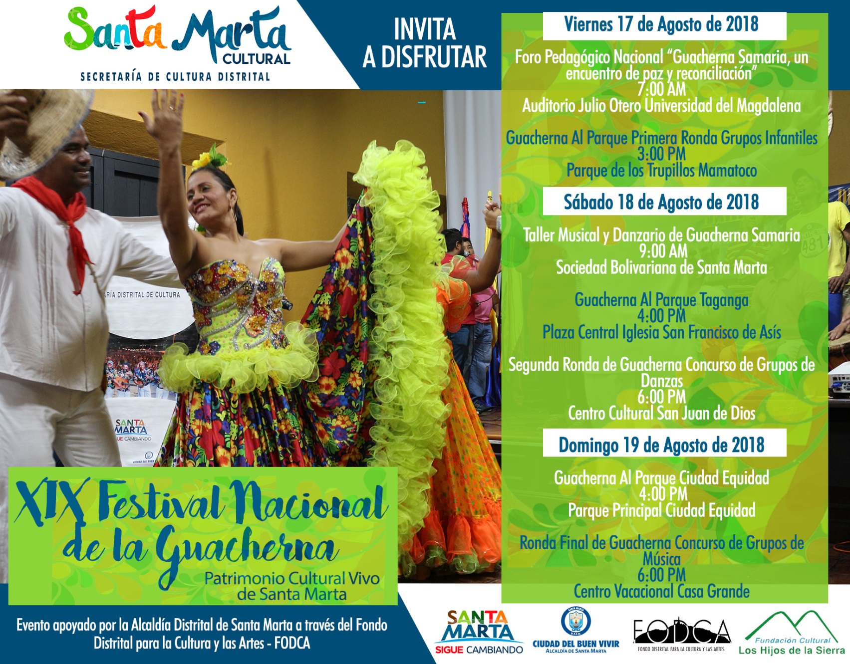 Celebremos uno de los más importantes patrimonios culturales de los samarios: La Guacherna Celebremos uno de los más importantes patrimonios culturales de los samarios: La Guacherna