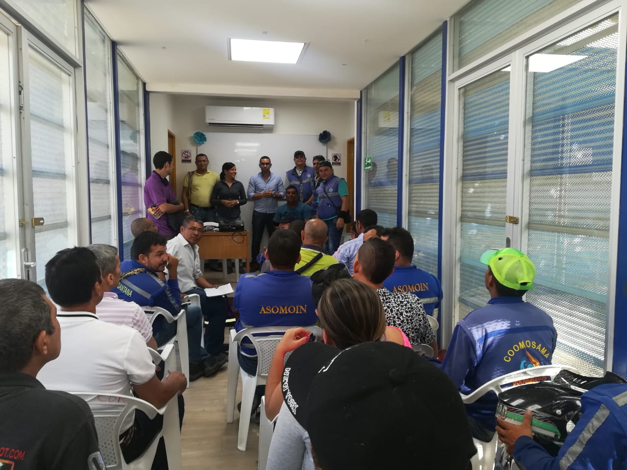 Alcaldía capacita a 35 mototaxistas en Refrigeración Industrial