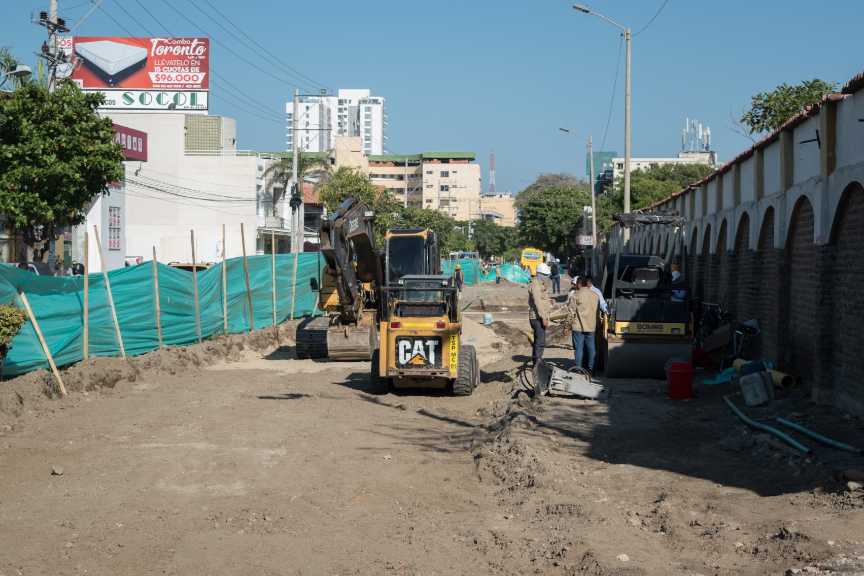 Se reinician las obras de la calle 22 y avenida del Ferrocarril Se reinician las obras de la calle 22 y avenida del Ferrocarril