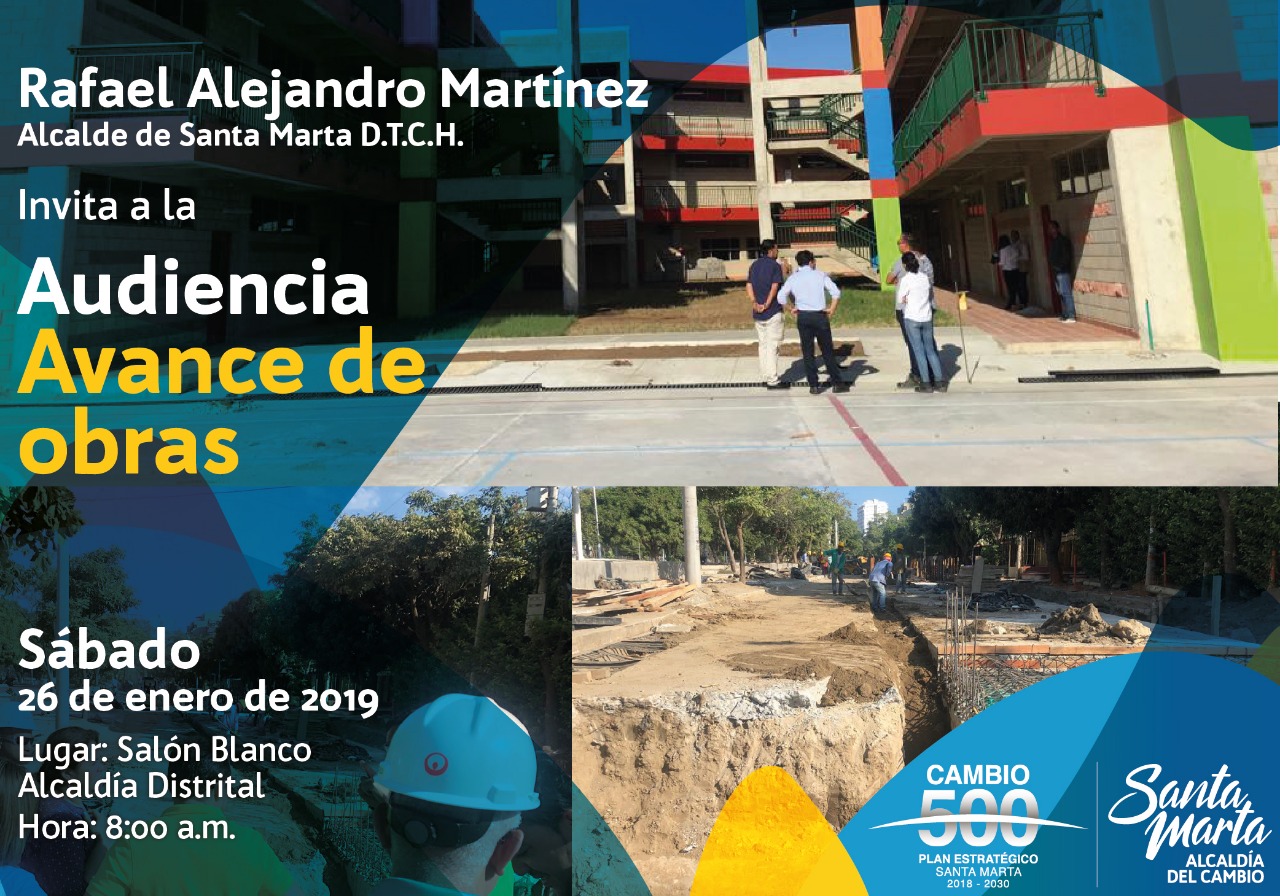Gran Audiencia Pública de Avance de Obras del 2019 Gran Audiencia Pública de Avance de Obras del 2019