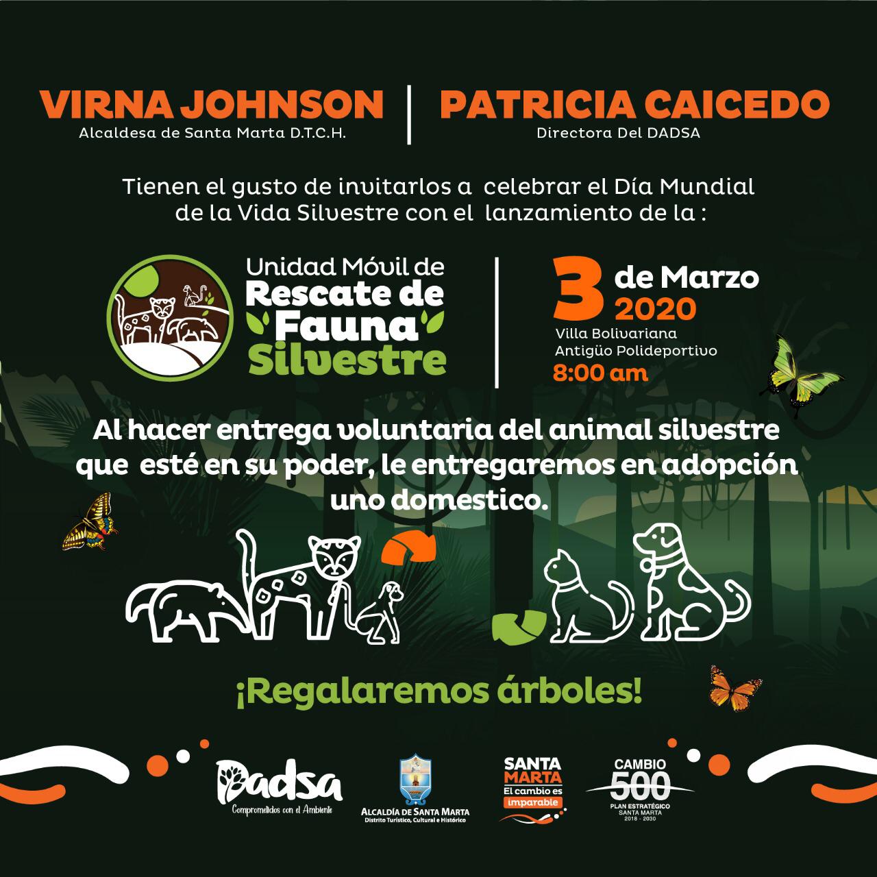 Alcaldía y Dadsa lanzan este martes esperada Unidad Móvil de Rescate de Fauna Silvestre Alcaldía y Dadsa lanzan este martes esperada Unidad Móvil de Rescate de Fauna Silvestre