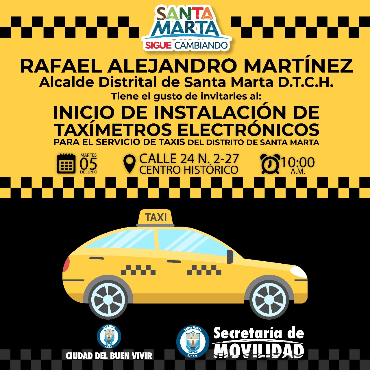 Distrito dará inicio a instalación de taxímetros Distrito dará inicio a instalación de taxímetros