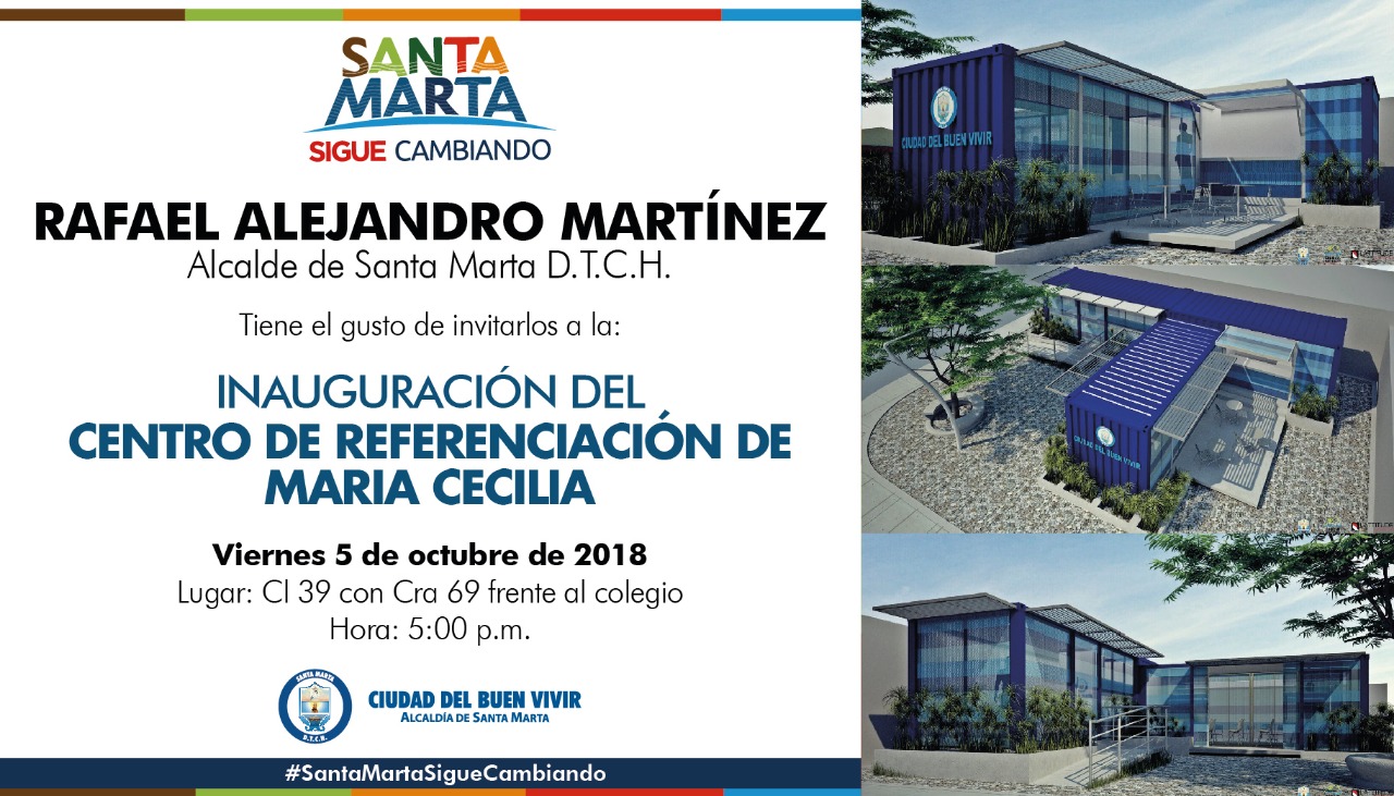 Alcalde pondrá en funcionamiento Centro de Referenciación en María Cecilia Alcalde pondrá en funcionamiento Centro de Referenciación en María Cecilia