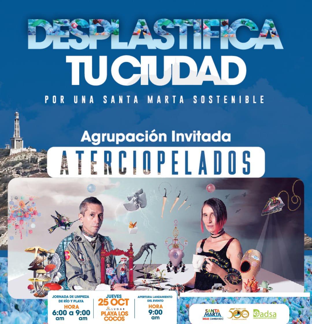 Actor Diego Trujillo se une a limpieza marina y de río e invita a samarios a desplastificar su ciudad Actor Diego Trujillo se une a limpieza marina y de río e invita a samarios a desplastificar su ciudad