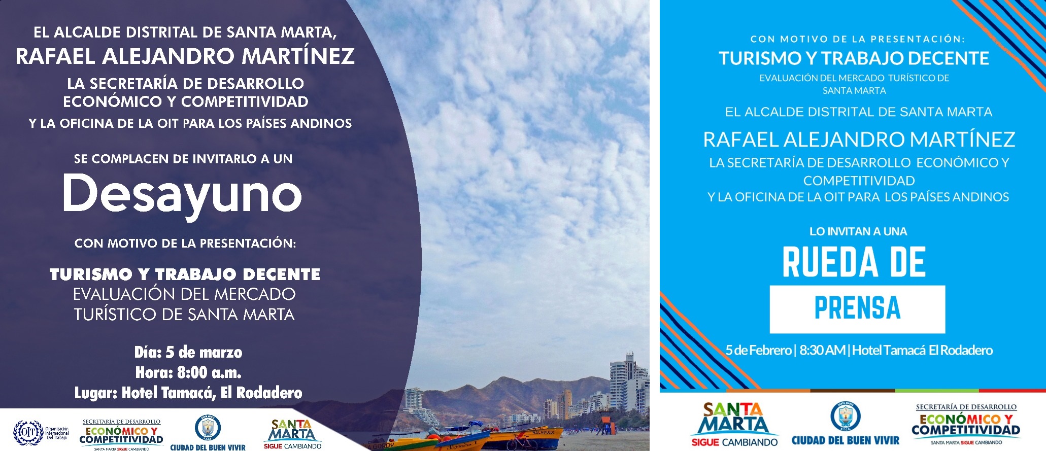 Presentación del proyecto “TURISMO Y TRABAJO DECENTE, Evaluación del Mercado Turístico de Santa Marta” Presentación del proyecto “TURISMO Y TRABAJO DECENTE, Evaluación del Mercado Turístico de Santa Marta”