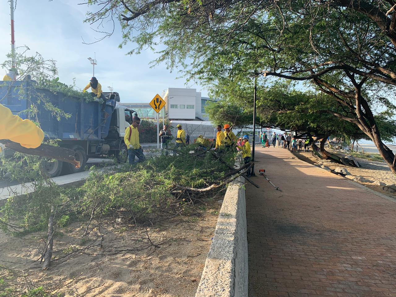 Essmar realiza limpieza en los principales sitios turísticos de Santa Marta Essmar realiza limpieza en los principales sitios turísticos de Santa Marta