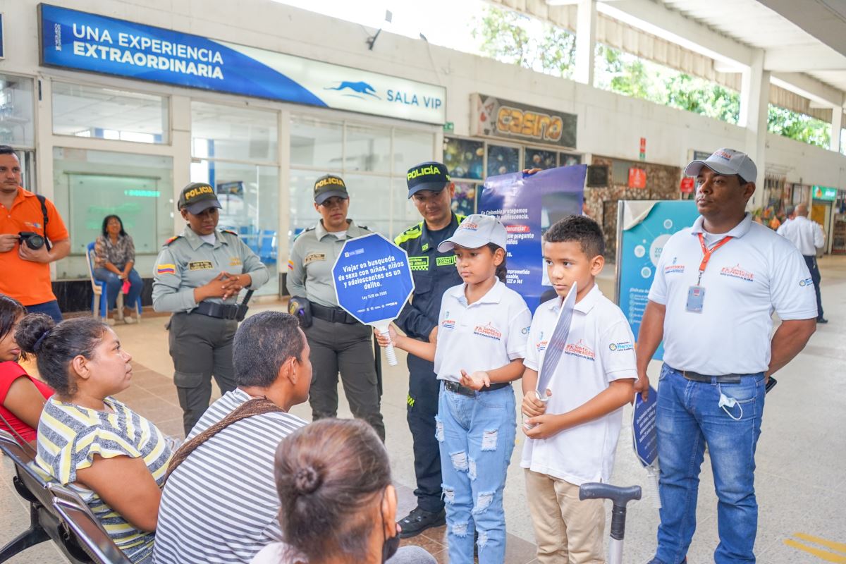 Distrito conmemoró Día Mundial contra Explotación Sexual en niños, niñas y adolescentes con jornada de sensibilización