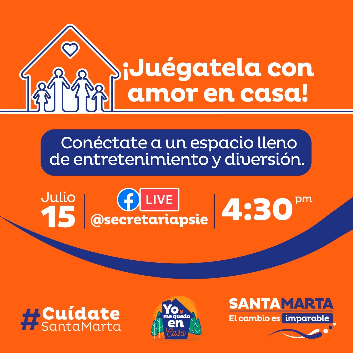 ‘Juégatela con Amor en Casa’ sigue llevando diversión a los hogares samarios