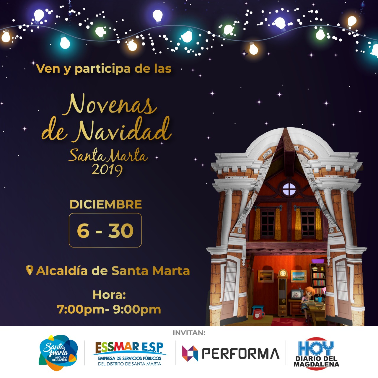 Inician las Novenas Navideñas con Video Mapping en el Distrito Inician las Novenas Navideñas con Video Mapping en el Distrito