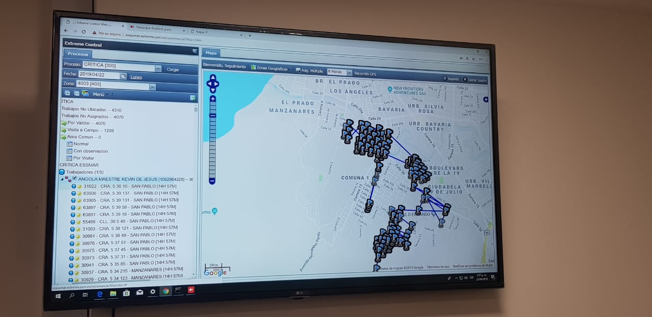 Essmar implementa tecnología de punta para proceso de lectura de medidores de agua Essmar implementa tecnología de punta para proceso de lectura de medidores de agua