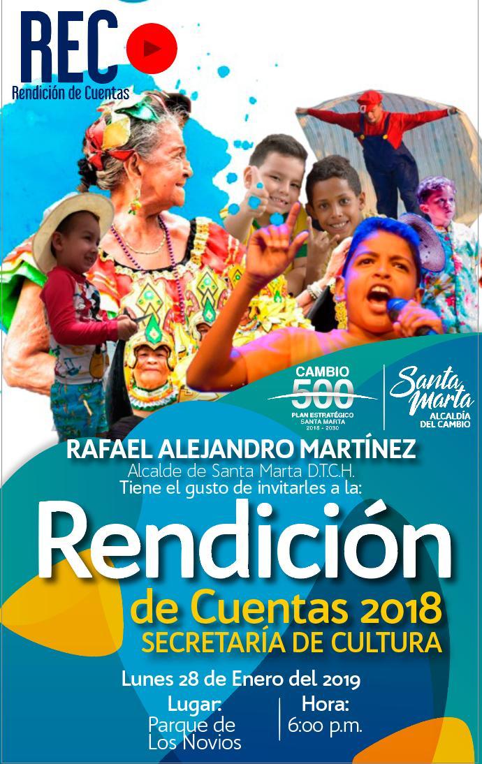 Alcalde Rafael Martínez rendirá cuentas en materia cultural Alcalde Rafael Martínez rendirá cuentas en materia cultural