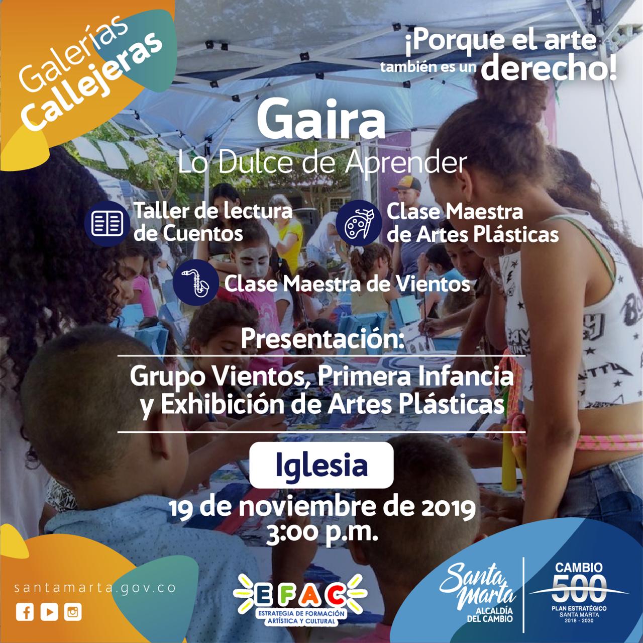 A 'Gaira la Dulce' llega Galería Callejera EFAC