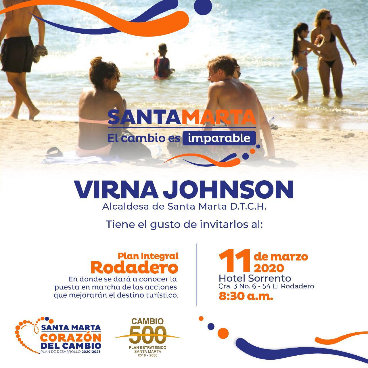 Alcaldesa presentará este jueves Plan Integral de Recuperación de El Rodadero Alcaldesa presentará este jueves Plan Integral de Recuperación de El Rodadero