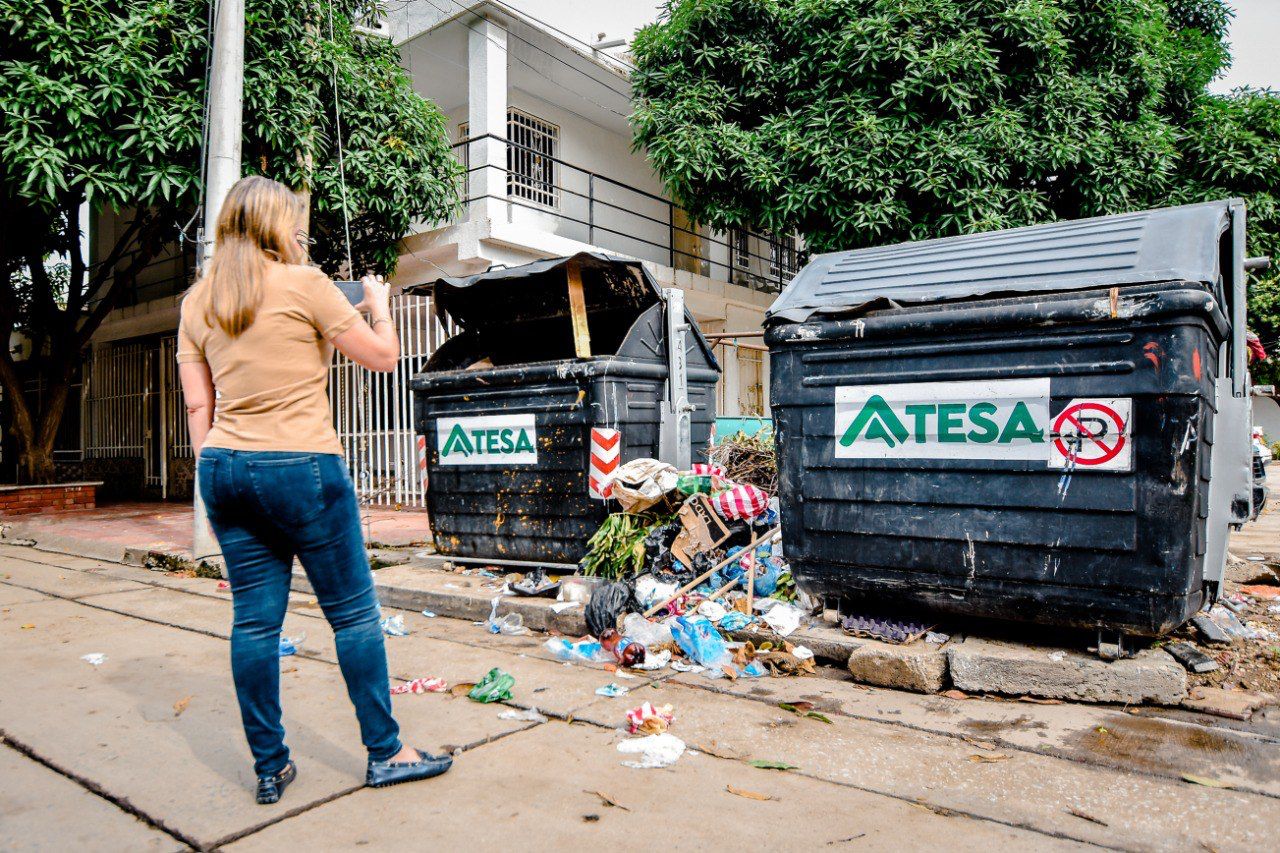 Alcaldesa evidencia denuncias ciudadanas sobre el pésimo servicio de Atesa