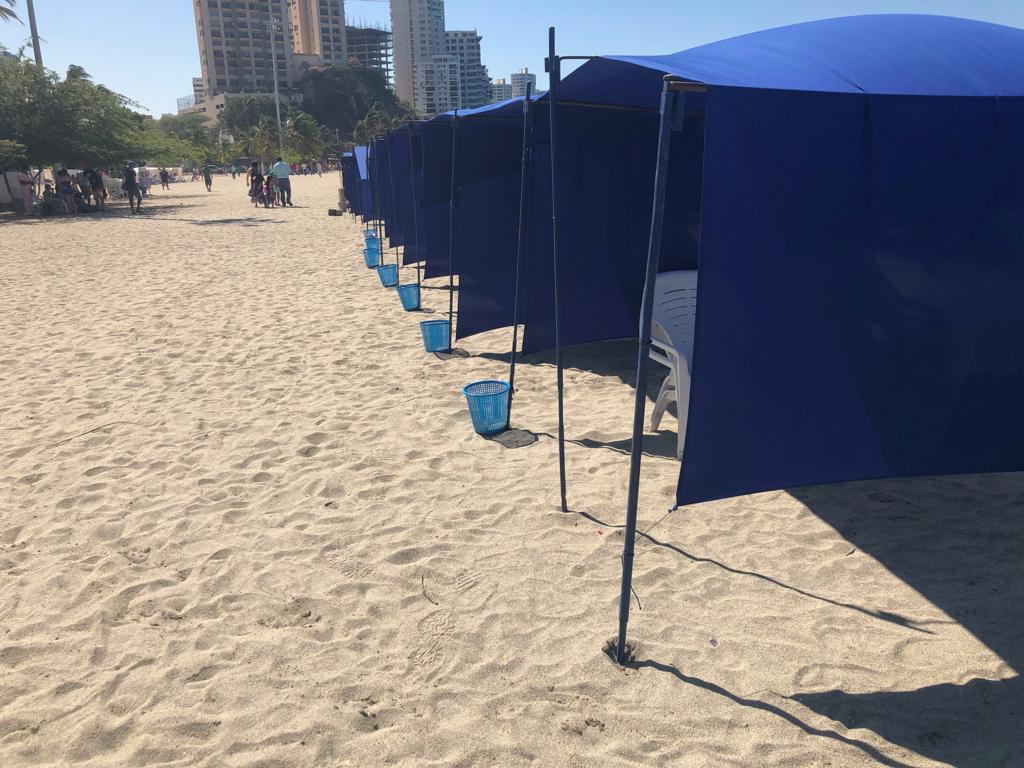 Renuevan carpas en El Rodadero Renuevan carpas en El Rodadero