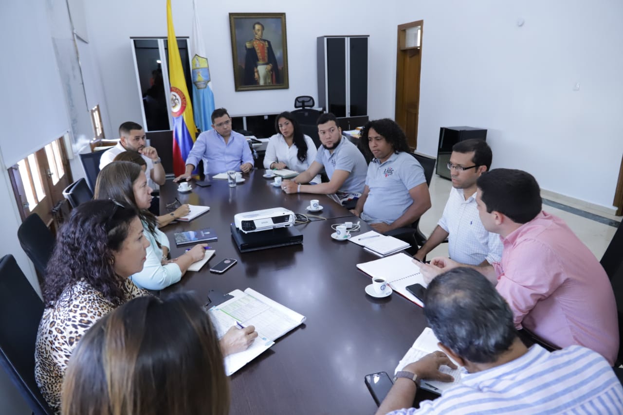 Jóvenes barristas del Unión Magdalena  tienen espacio en la Alcaldía del Cambio