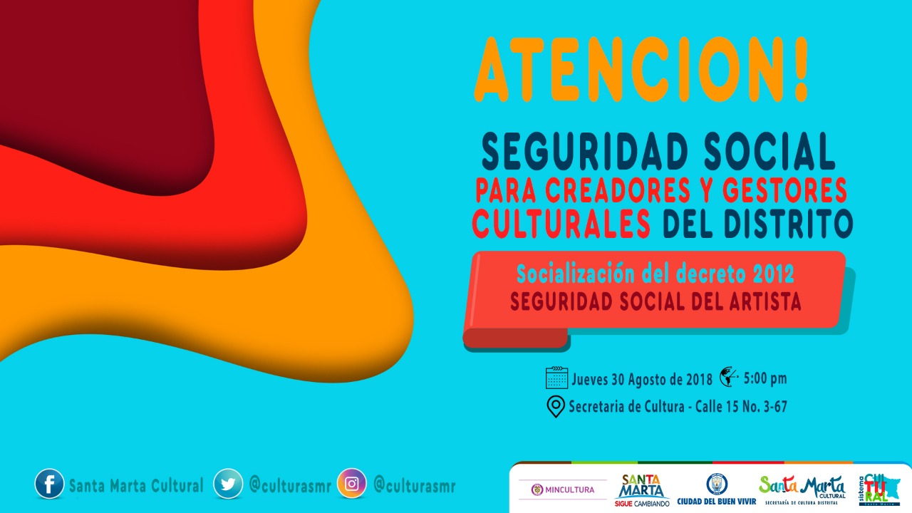 Hasta el 3 de septiembre, Distrito realiza Censo e Identificación de creadores y gestores culturales Hasta el 3 de septiembre, Distrito realiza Censo e Identificación de creadores y gestores culturales