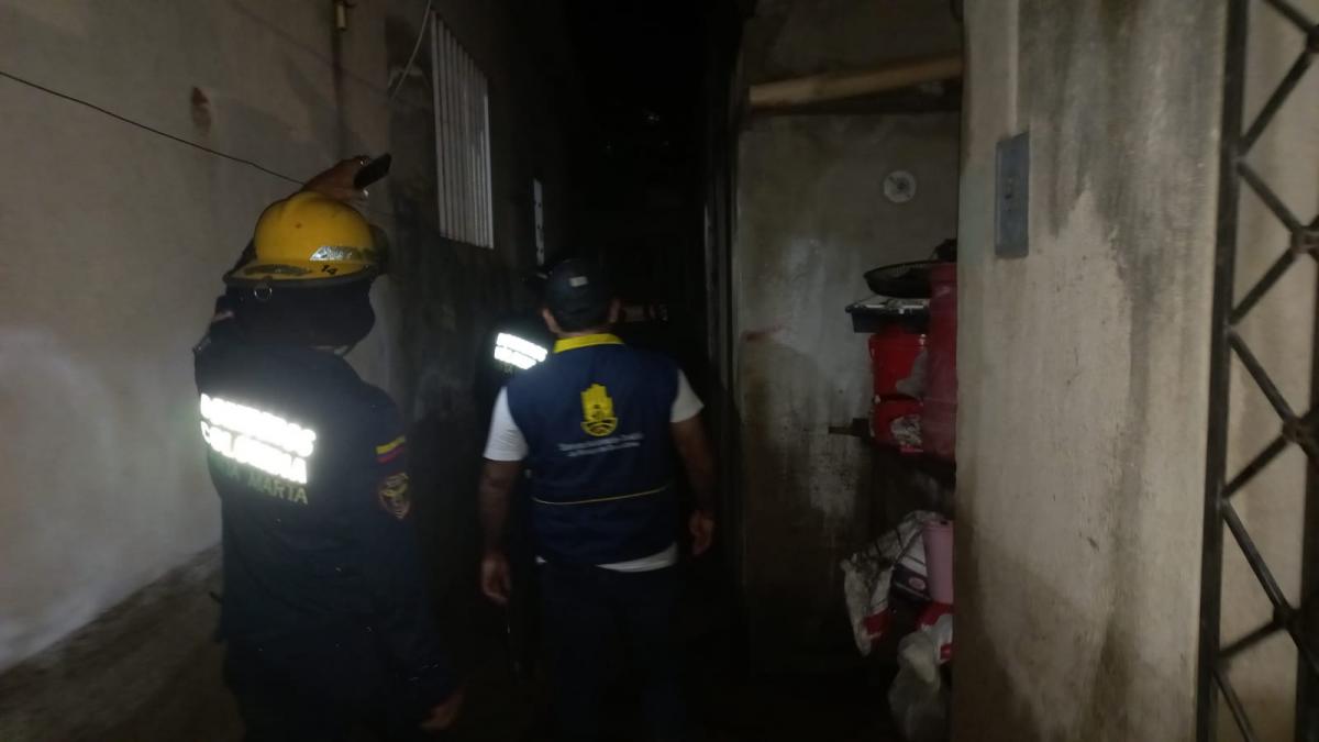 Alcaldía atiende emergencia por lluvias en Santa Marta