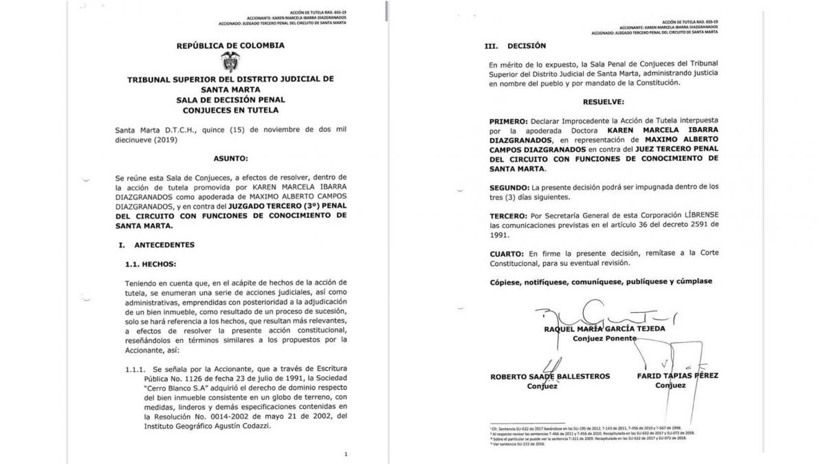 Sala de Conjueces del Tribunal Superior ratifica al Distrito como propietario del lote Cerro Blanco en Pozos Colorado