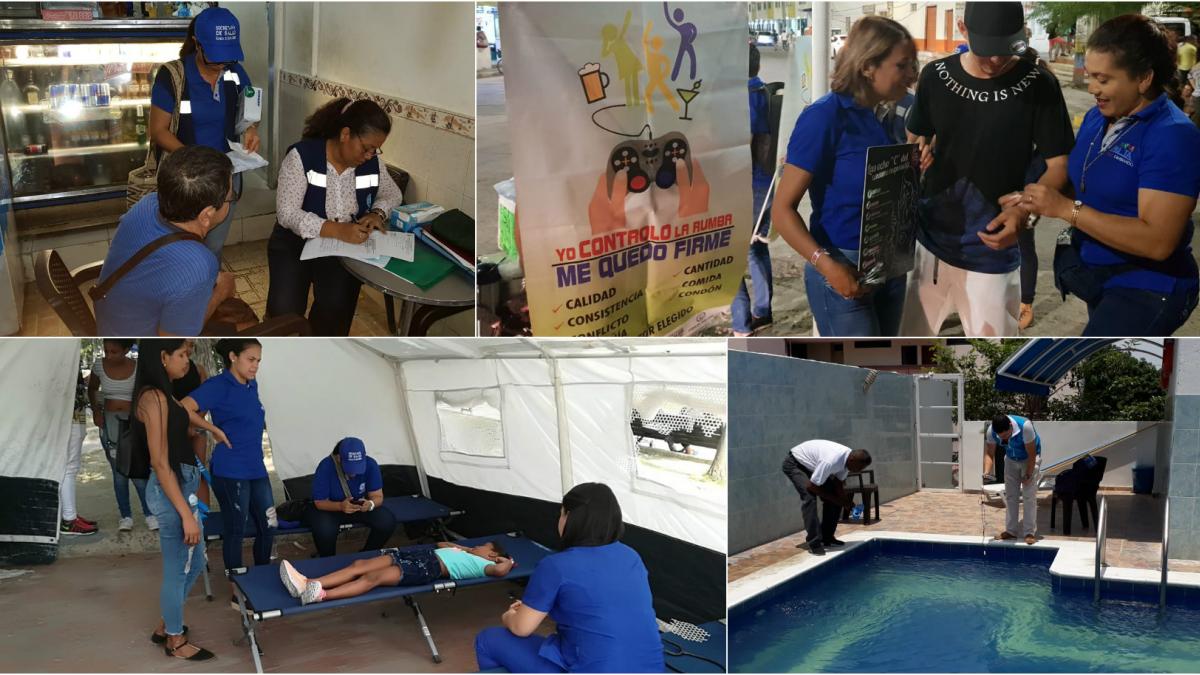 Balance positivo  del plan de contingencia en salud durante la Fiesta del Mar 2018